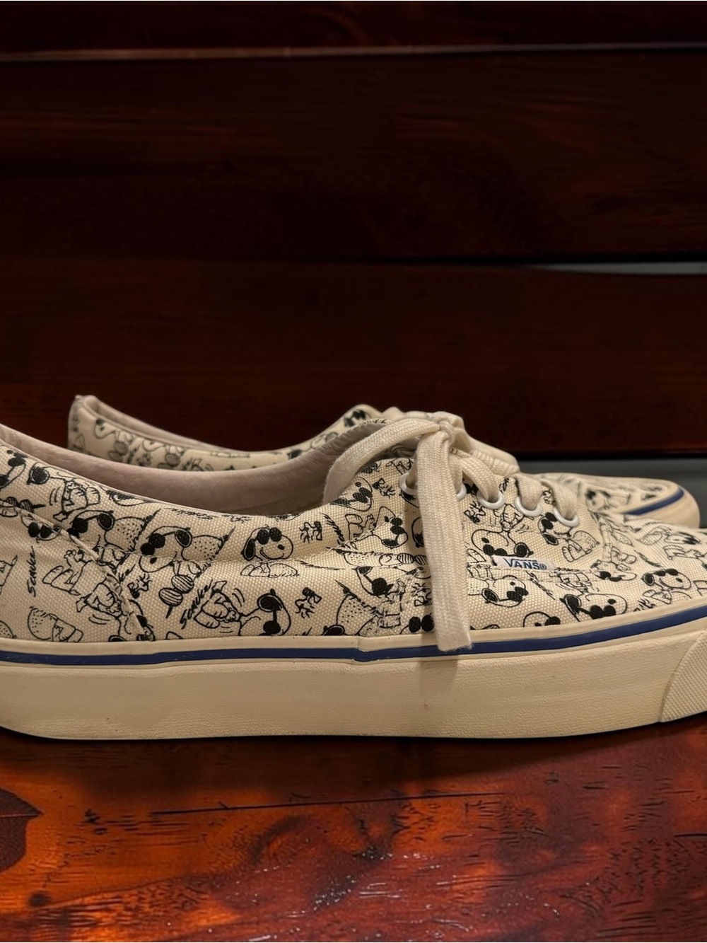 Vans Vault X Peanuts OG Era LX Snoopy Sneakers EUC